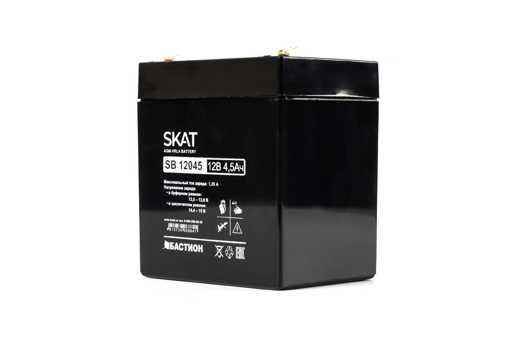 Аккумулятор свинцово-кислотный SKAT SB 12045