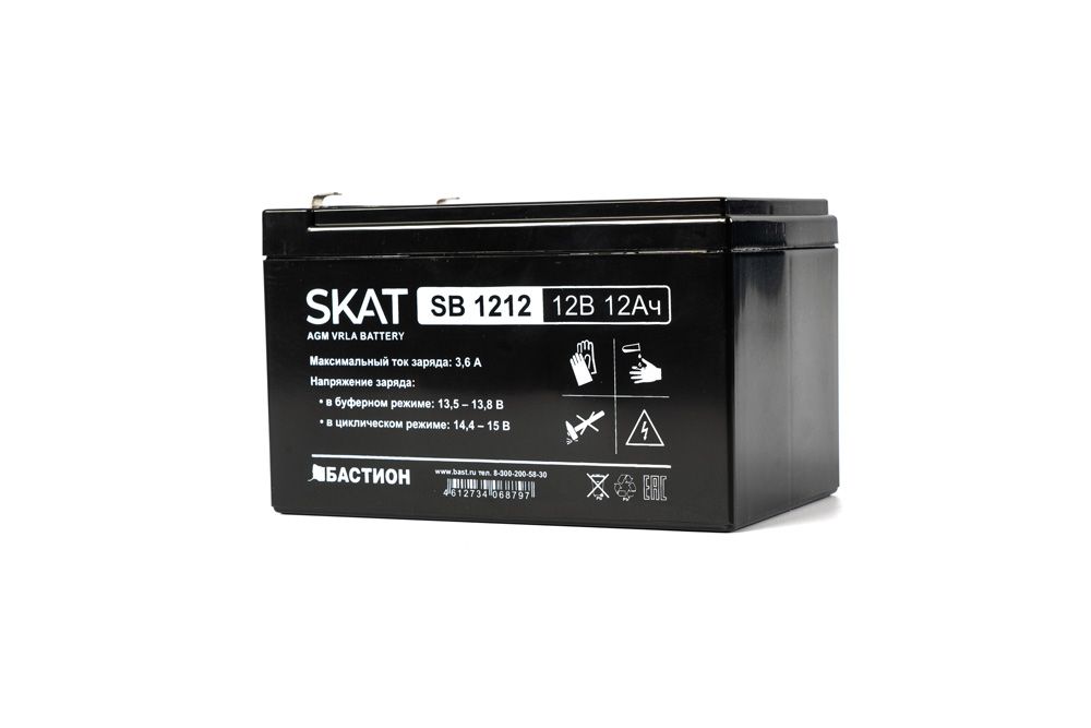 Аккумулятор свинцово-кислотный SKAT SB 1212