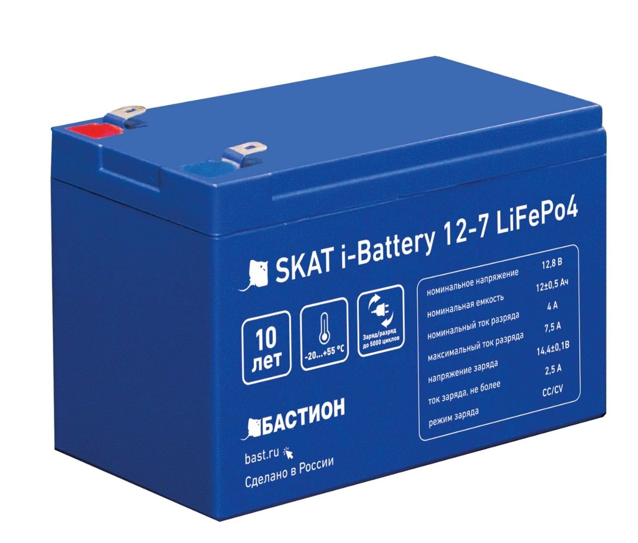 Li-Ion АКБ SKAT i-Battery 12-7 LiFePo4