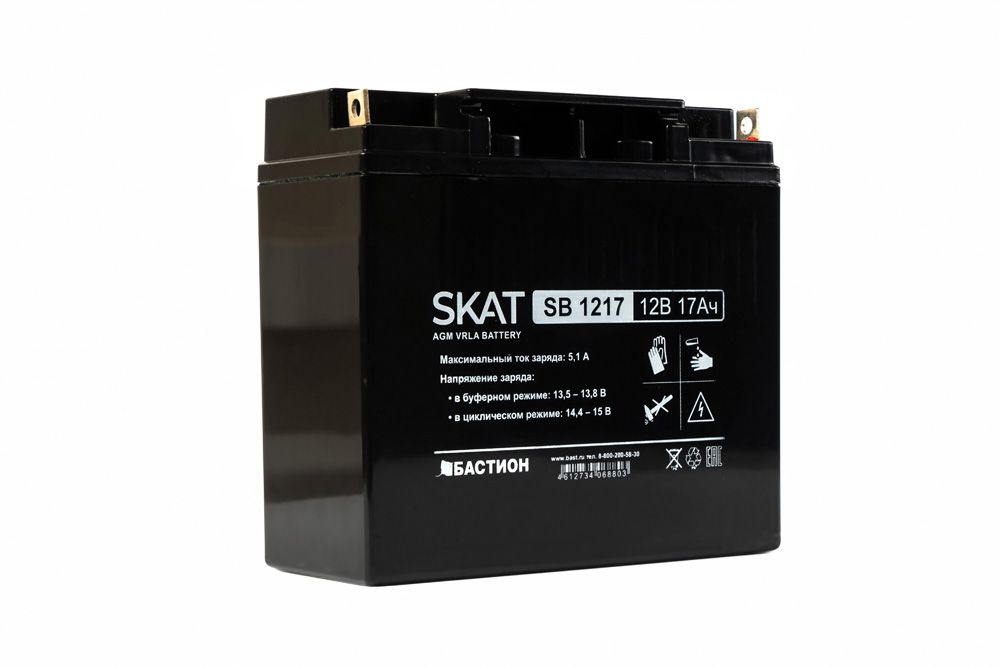 Аккумулятор свинцово-кислотный SKAT SB 1217