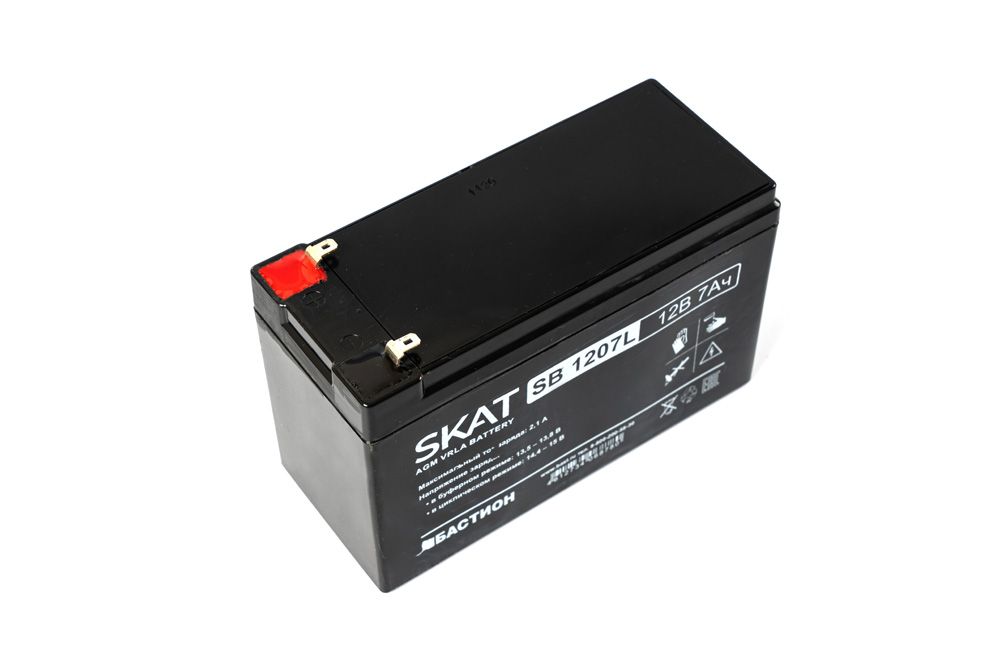 Аккумулятор свинцово-кислотный SKAT SB 1207L