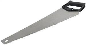 Ножовка по дереву &quot;Эконом&quot;, средний зуб, шаг 4,5 мм, пластиковая ручка, 500 мм MOS