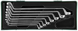 Набор ключей накидных 75-гр., 6-22 мм, 8 предметов (ложемент) JONNESWAY W23108ST
