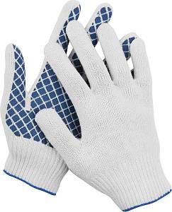 DEXX перчатки трикотажные, 10 пар, 7 класс, с обливной ладонью. 114001-H10