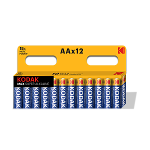 Батарейки Kodak LR6-12BL MAX SUPER Alkaline [KAA-12] (120/720/17280)