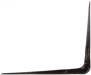 Уголок-кронштейн коричневый 125х150 мм (0,7 мм) FIT