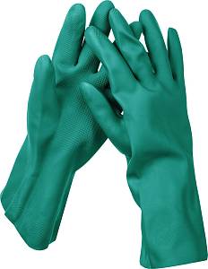 ЗУБР НИТРИЛ перчатки нитриловые, стойкие к кислотам и щелочам, размер M 11255-M_z01