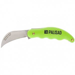 Нож садовый, 170 мм, складной, изогнутое лезвие, пластиковая эргономичная рукоятка, Palisad 79011
