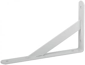 Уголок-кронштейн усиленный белый 250х150 мм FIT