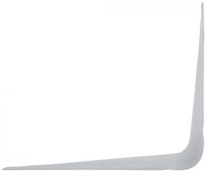 Уголок-кронштейн белый 100х125 мм (0,7 мм) FIT
