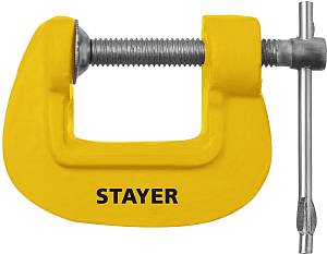 STAYER S-25, 25 мм, чугунная струбцина (3215-025)