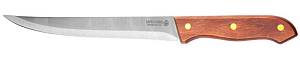 Нож LEGIONER GERMANICA нарезочный, 47840-L_z01, тип Line, с деревянной ручкой, нержавеющее лезвие 180 мм