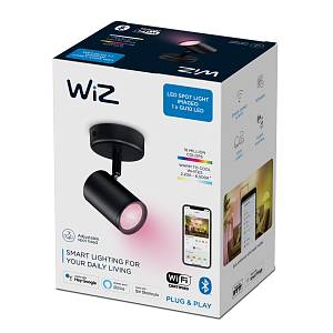 Трековый светильник Philips IMAGEO WiZ Spots 1x5Вт 2200-6500K RGB, черный, WI-FI, Bluetooth