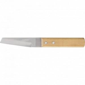 Нож хозяйственный, многоцелевой, деревянная рукоятка Сибртех 78983