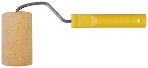 Валик полиакриловый желтый с ручкой 100 мм КУРС