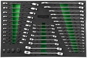 W106246139SV (W60246139SV) Набор ключей гаечных и адаптеров в EVA ложементе 560х400 мм, 39 предметов JONNESWAY