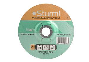 Отрезной диск по металлу Sturm! 9020-03-150x22-M