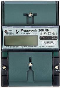 Счётчик электроэнергии Меркурий 206 RN 5-60А / однофазный / 2 тарифа